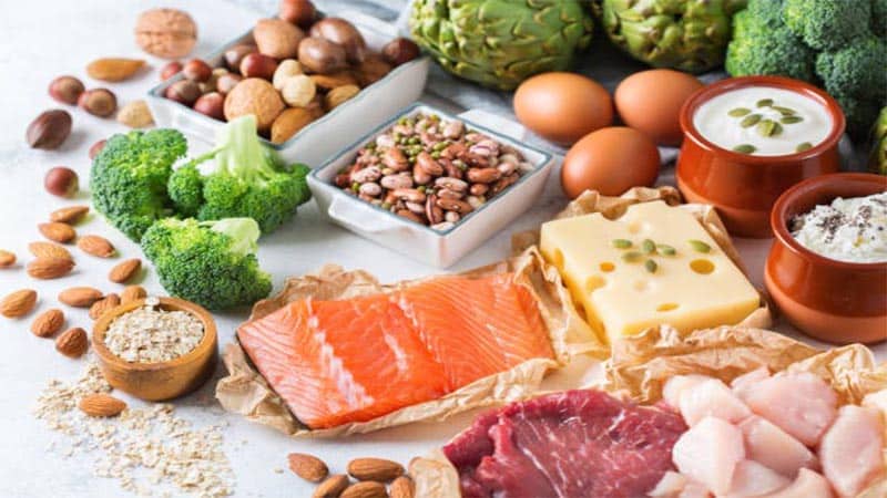 So sánh lượng protein trong cá hồi với các nguồn thực phẩm khác