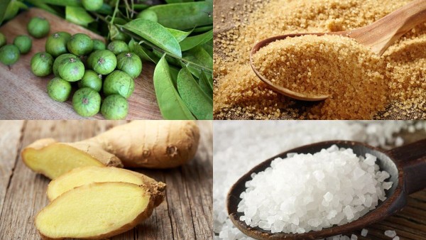 Nguyên liệu cần chuẩn bị làm nước sấu ngâm