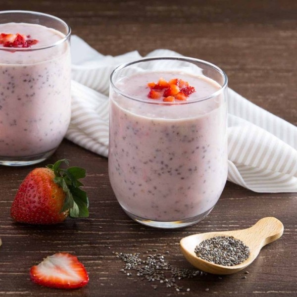 Sinh tố dâu hạt chia