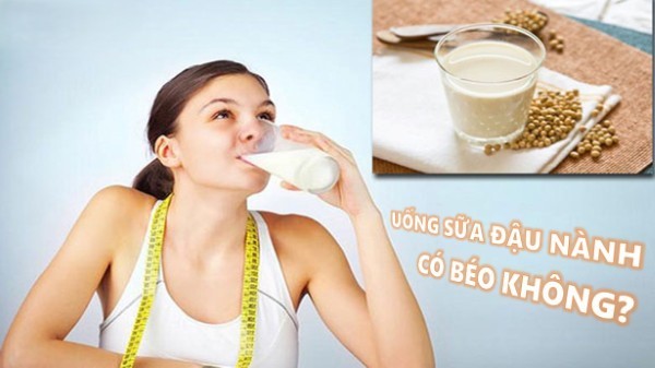 Uống sữa đậu nành có béo không?