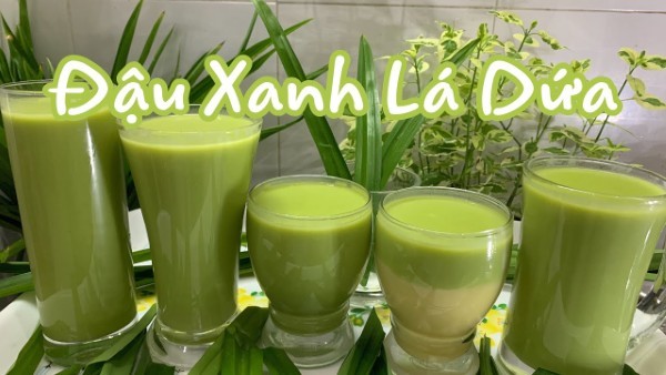 Sữa đậu nành lá dứa