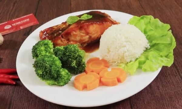 Cá ngừ nướng sốt Teriyaki