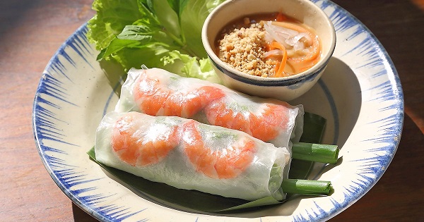 Bảng thành phần dinh dưỡng gỏi cuốn