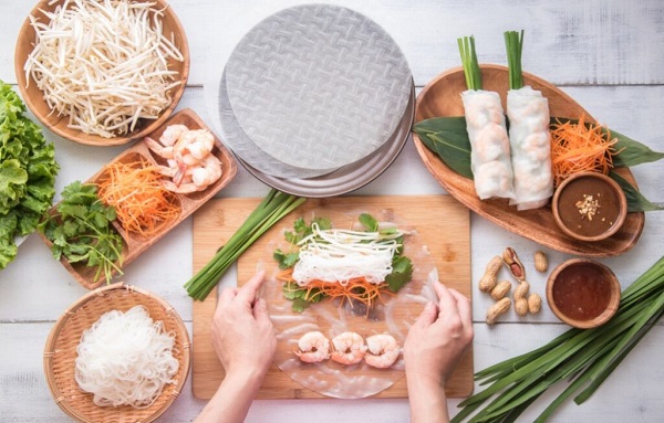 Gỏi cuốn ăn có mập không