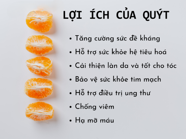 Ăn quýt có tốt không? Những lợi ích nổi bật với sức khỏe