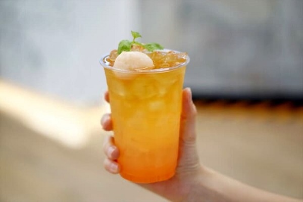 trà vải bao nhiêu calo